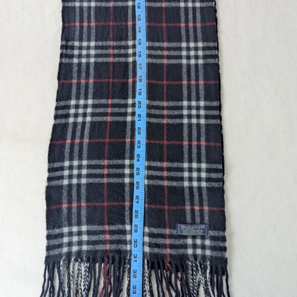 Burberry Authentic Lambswool Scarf Blue – Unisex Check – Pre-Owned – Great Deal. - Picture 6 of 7